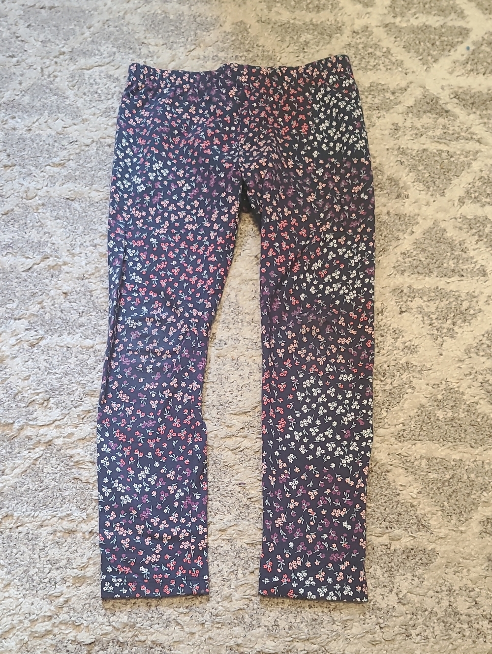 10 for $25 - George Girls 6 Navy Blue Pants with Flowers